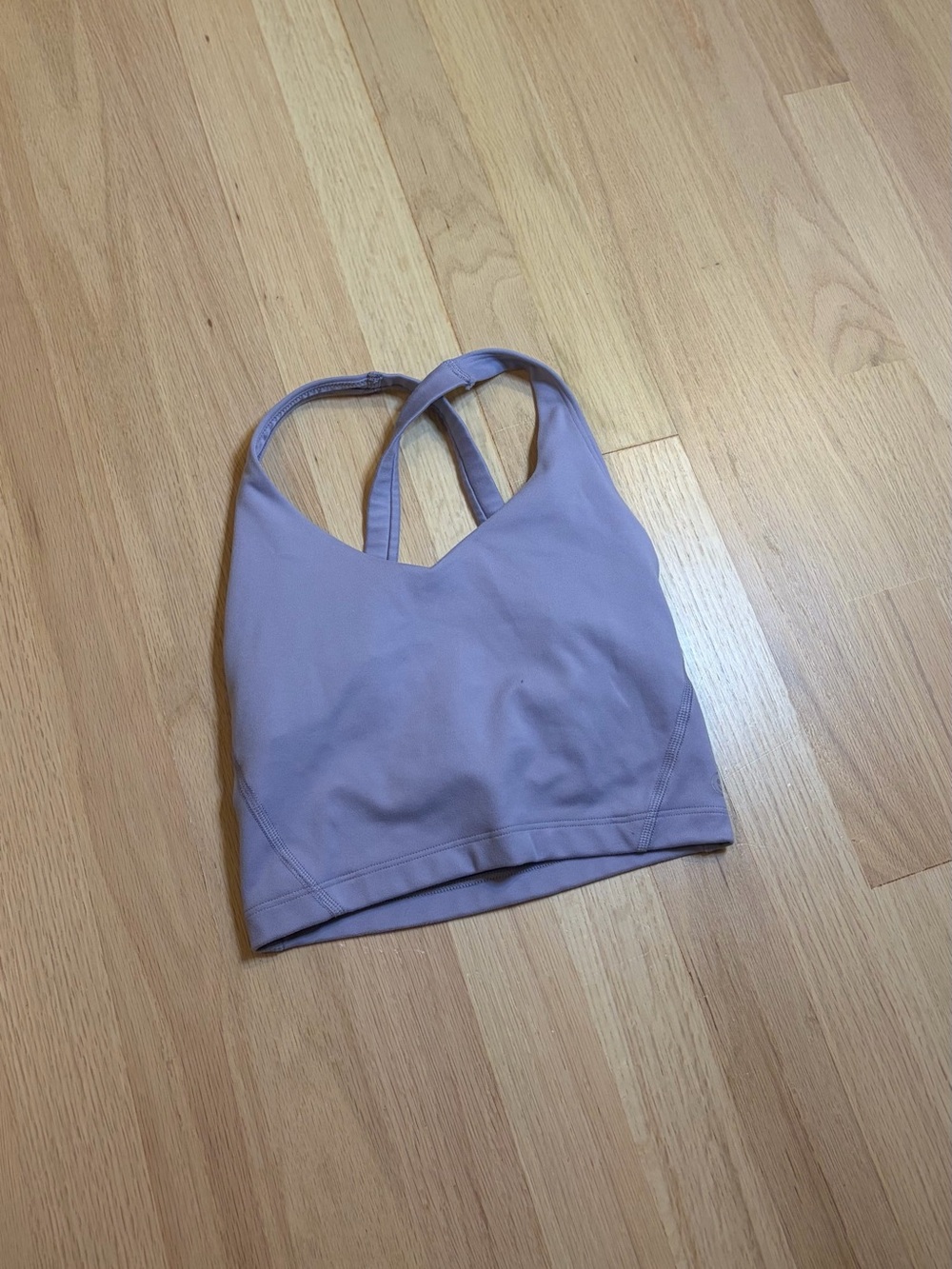 Gilly Hicks Recharge Lavender Strappy Longline Sports Bra